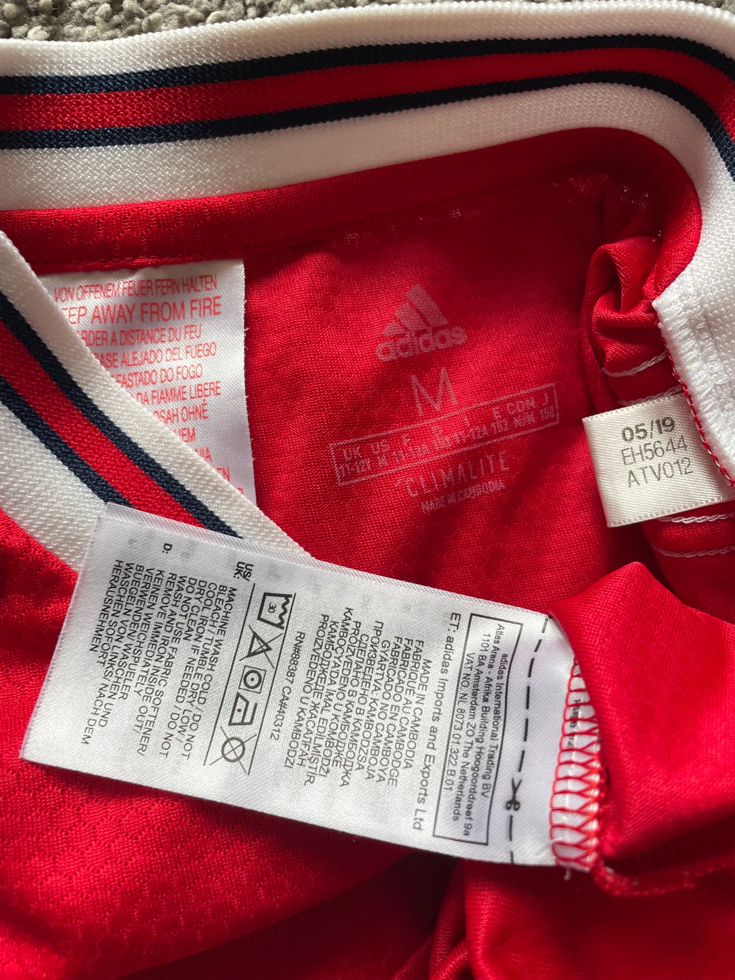 Arsenal 2019 Home Shirt (very good) 11/12 years 152