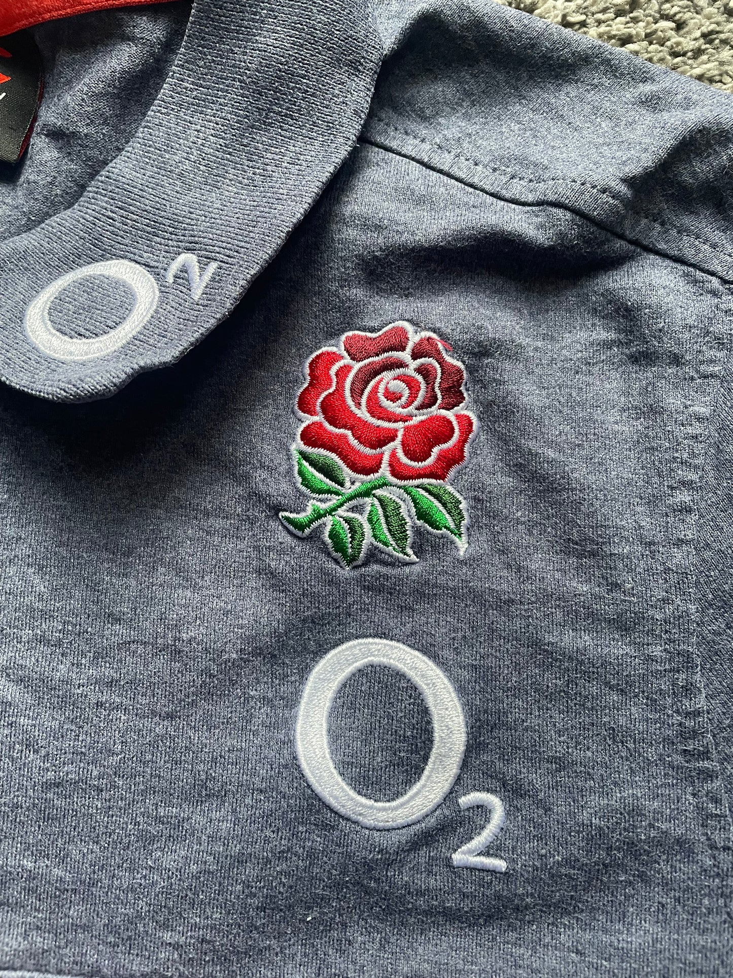 England Canterbury Rugby Polo Shirt (excellent) Adults Large