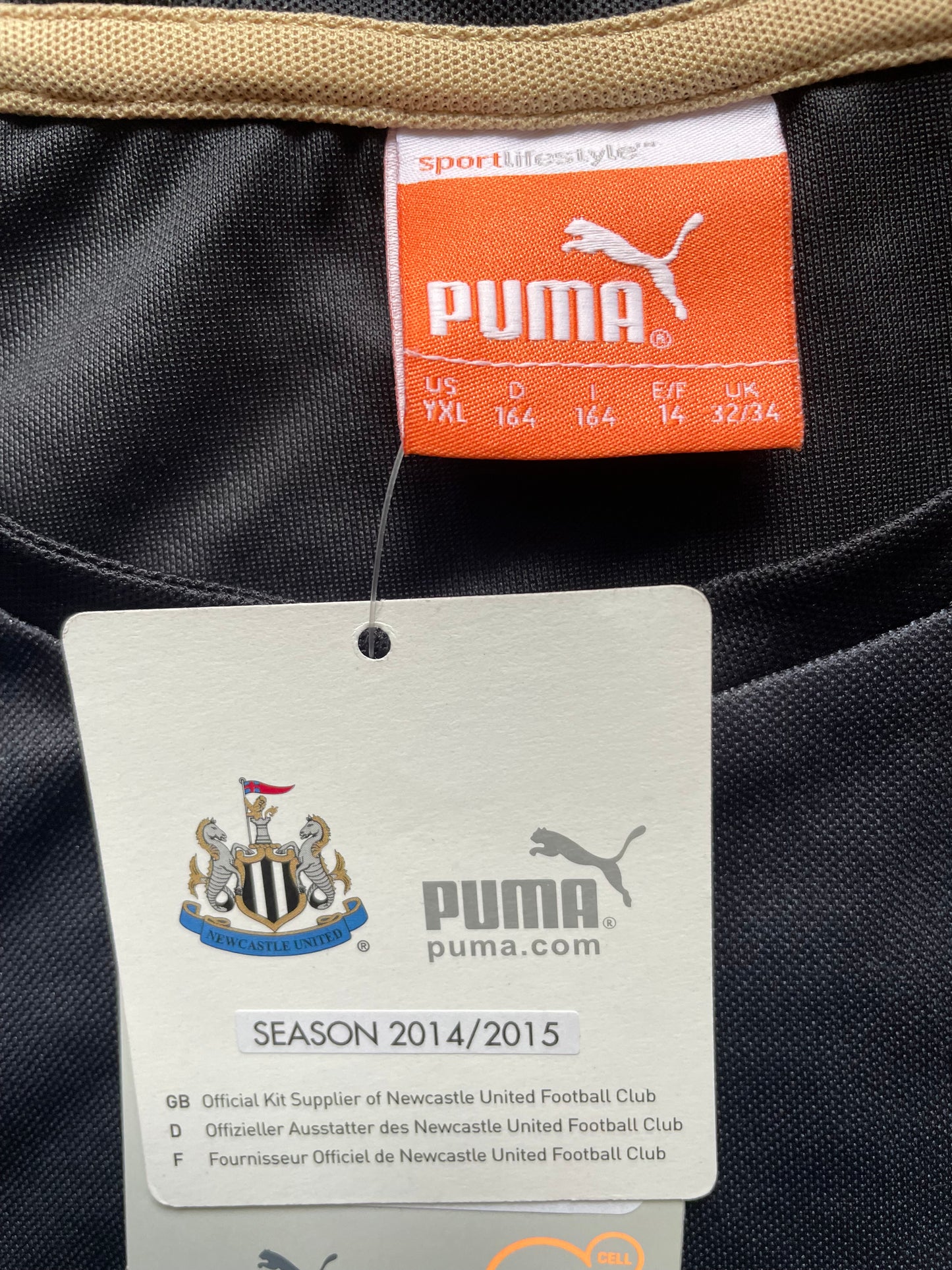 Newcastle 2014-15 Home Shirt (excellent) Adults XS / YouthXL 164 32/34 BNWT