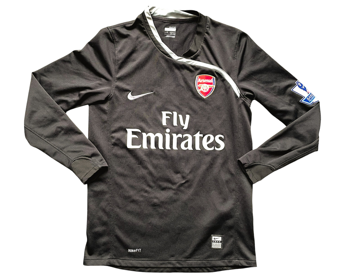 Arsenal Goalkeeper Shirt 2008-09 (excellent) Medium Youths 10-12 years 140-152 non-player name