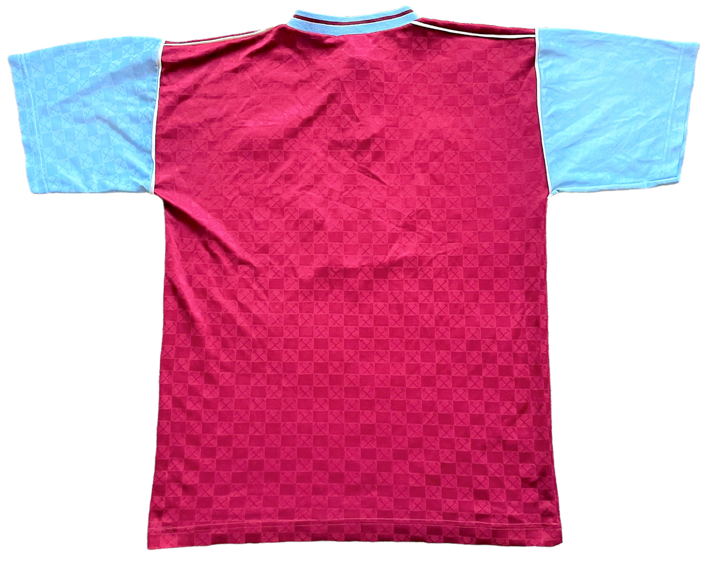 West Ham 1989 -90 Home Shirt (good) No size, but is Adults Small